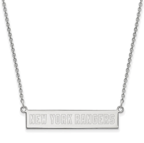 SS New York Rangers Small Bar Necklace