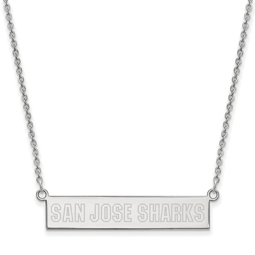 SS San Jose Sharks Small Bar Necklace