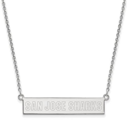 SS San Jose Sharks Small Bar Necklace