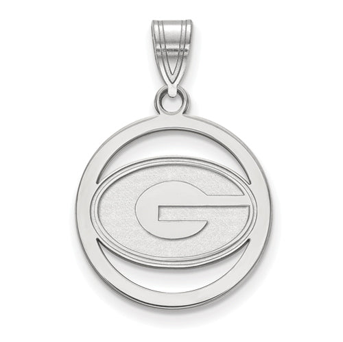 SS University of Georgia Sm Pendant in Circle