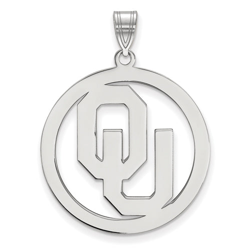 SS University of Oklahoma XL Pendant in Circle