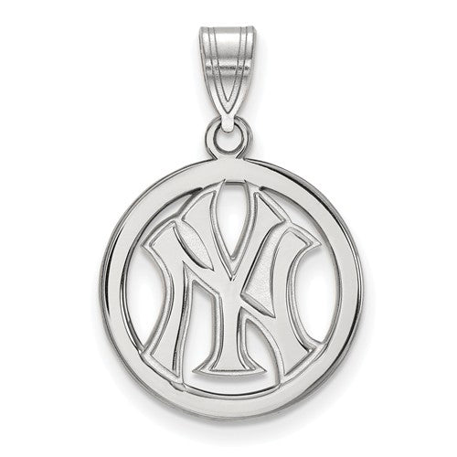 SS MLB  New York Yankees Small NY Pendant in Circle
