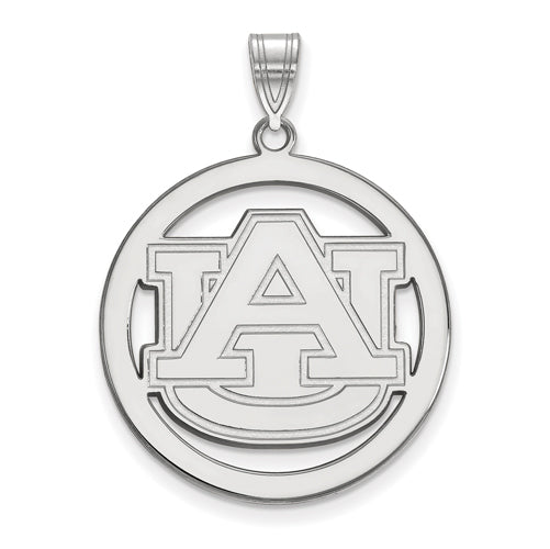 SS Auburn University XL Pendant in Circle