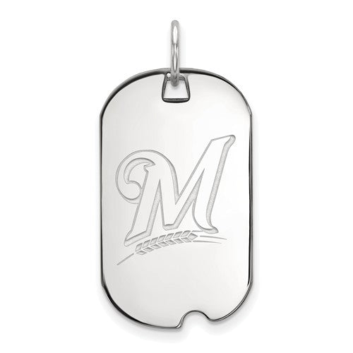 SS  Milwaukee Brewers Small Dog Tag