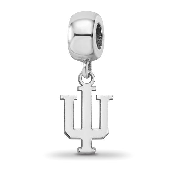 SS Indiana University I-U Small Dangle Bead Charm