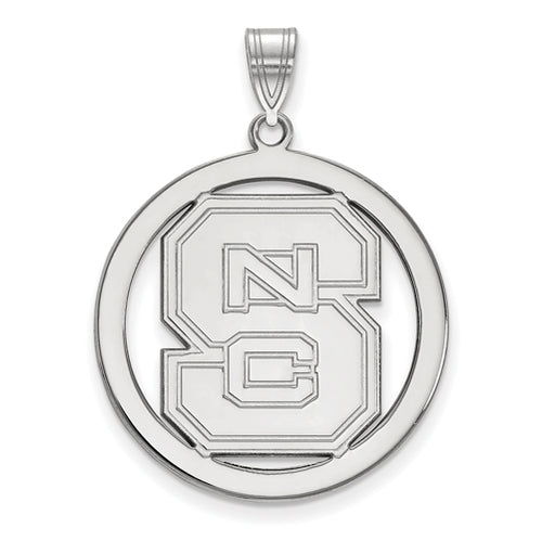 SS North Carolina State University L Pendant in Circle