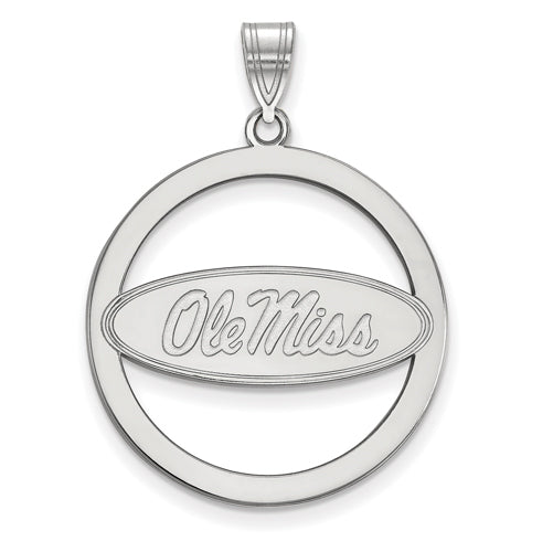 SS University  of Mississippi XL Pendant in Circle