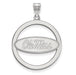 SS University  of Mississippi XL Pendant in Circle