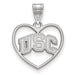 SS University of Southern California Pendant in Heart