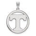 SS University of Tennessee XL Volunteers Pendant in Circle
