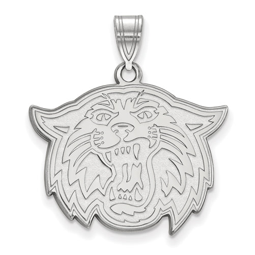 14kw Villanova University Large Wildcat Pendant