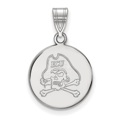 SS East Carolina University Medium Pirates Disc Pendant