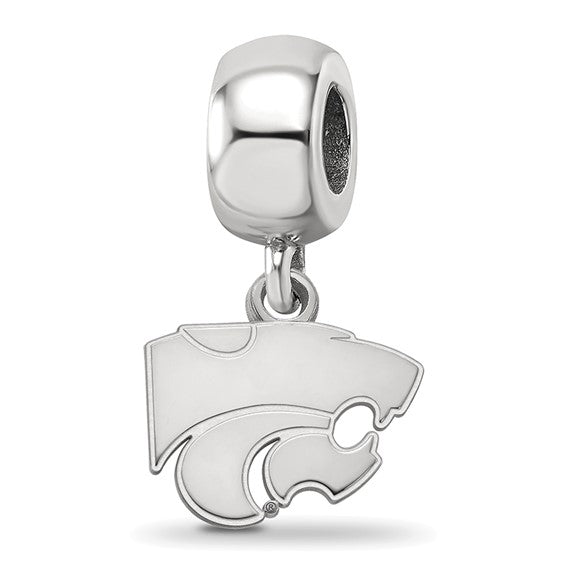 SS Kansas State University Wildcat XS Dangle Bead Charm