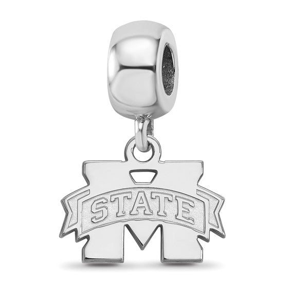 SS Mississippi State University XS Dangle Bead M w/ STATE Charm