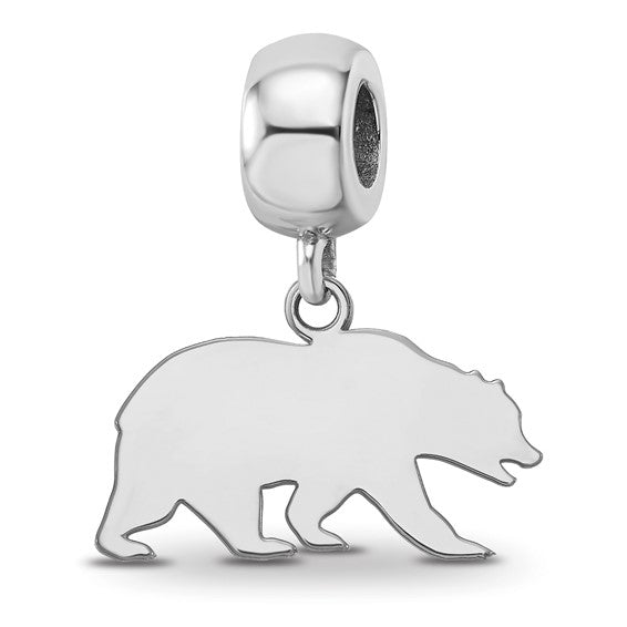 SS Univ of CA Berkeley Bear Small Dangle Bead Charm