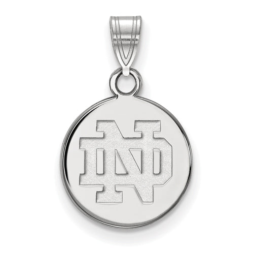 SS University of Notre Dame Small Disc Pendant