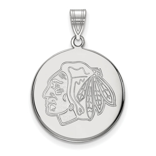 SS NHL Chicago Blackhawks Large Disc Logo Pendant