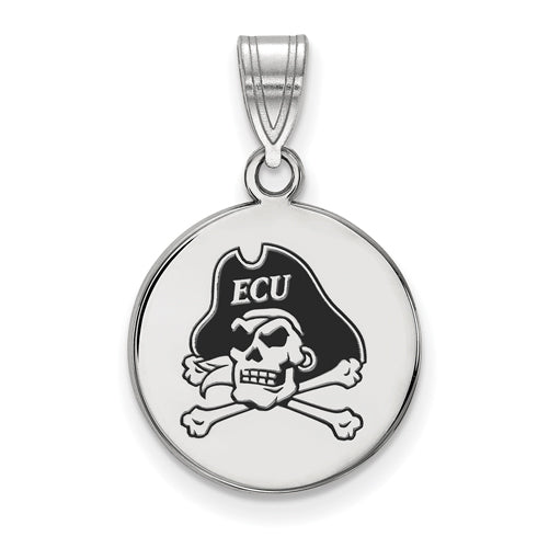 SS East Carolina University Medium Enamel Disc Pendant