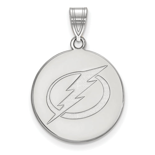 SS NHL Tampa Bay Lightning Large Disc Pendant