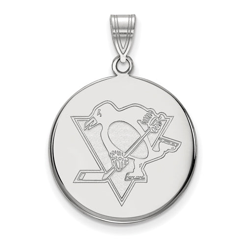 14kw NHL Pittsburgh Penguins Large Disc Pendant