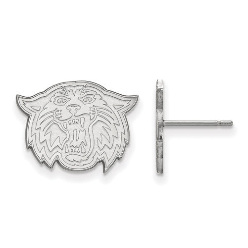 14kw Villanova University Small Wildcat Post Earrings