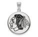 SS NHL Chicago Blackhawks Large Enamel Disc Pendant