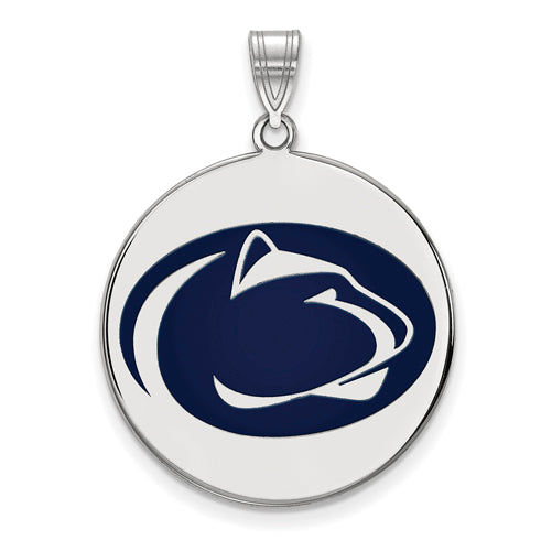 SS Penn State University XL Enamel Disc Pendant