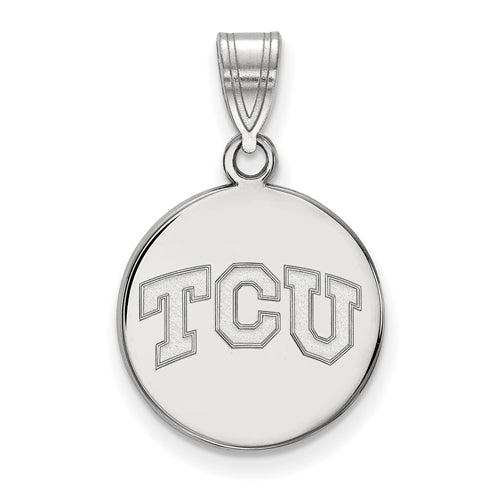 14kw Texas Christian University Medium TCU Disc Pendant