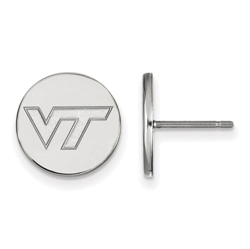 SS Virginia Tech Small VT Logo Disc Earrings