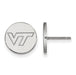 SS Virginia Tech Small VT Logo Disc Earrings