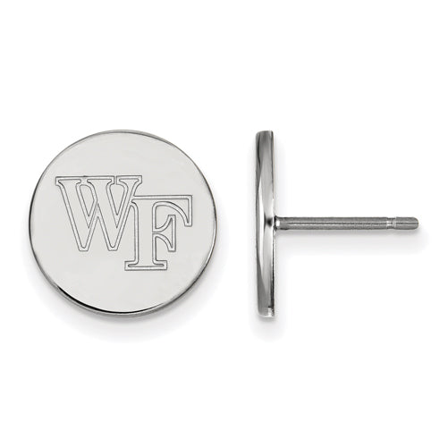SS Wake Forest University Small WF Disc Earrings