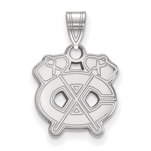 10kw NHL Chicago Blackhawks Small Alternate Logo Pendant