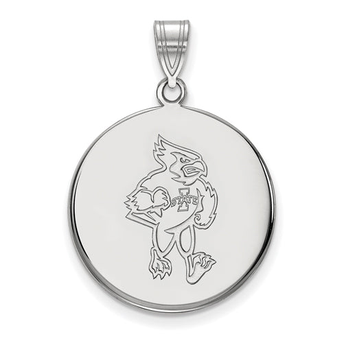 SS Iowa State University Large "Cy the Cardinal" Pendant