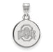 14kw Ohio State U Small Buckeyes Logo Disc Pendant