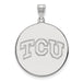 14kw Texas Christian University XL TCU Disc Pendant