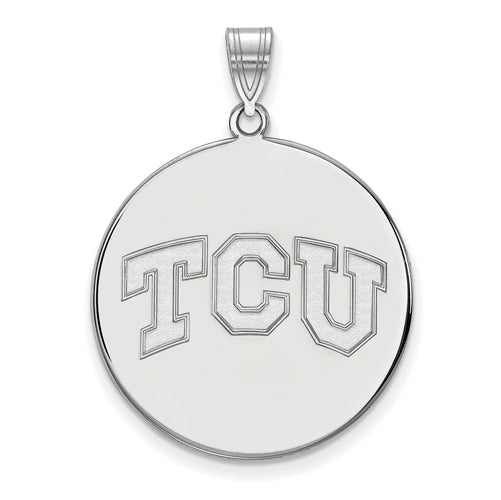 10kw Texas Christian University XL TCU Disc Pendant