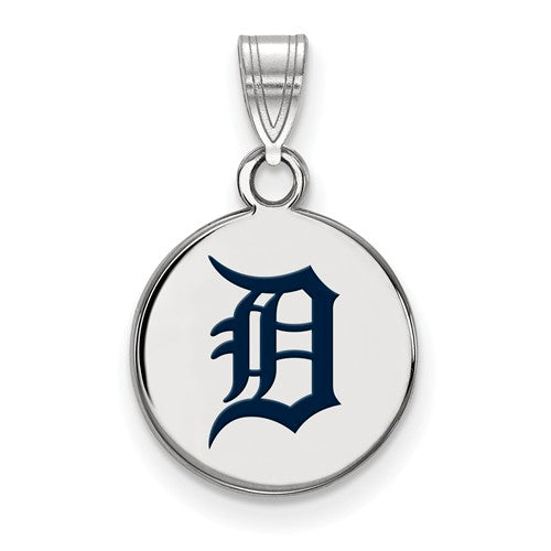 SS MLB  Detroit Tigers Small Enamel Disc Pendant