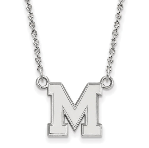 10kw University of Memphis M Small Pendant w/Necklace