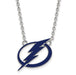 SS NHL Tampa Bay Lightning Lg Enl Pendant w/Necklace