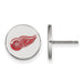 SS NHL Detroit Red Wings Small Enamel Disc Earrings