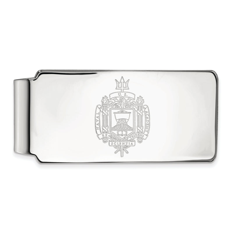 10ky Navy Money Clip Crest