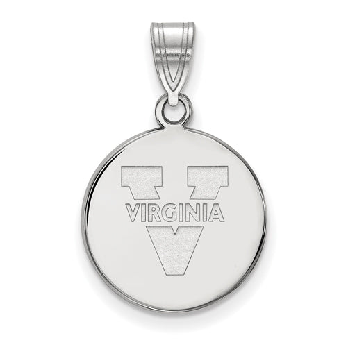 10kw University of Virginia Medium Disc Text Logo Pendant