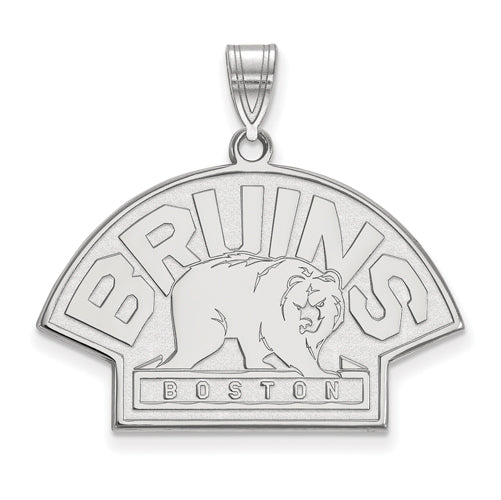 14kw NHL Boston Bruins Large Bear Pendant
