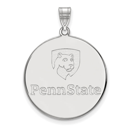 SS Penn State University XL Shield Logo Disc Pendant