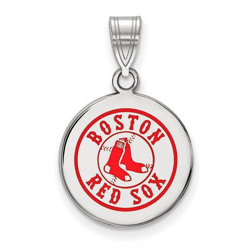 SS MLB  Boston Red Sox Med Enl Disc Pendant