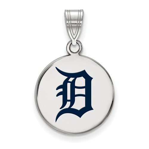 SS MLB  Detroit Tigers Medium Enamel Disc Pendant