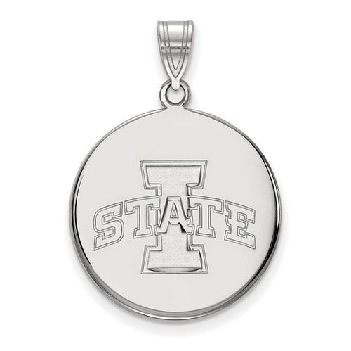 SS Iowa State University Large Disc Iowa State Pendant