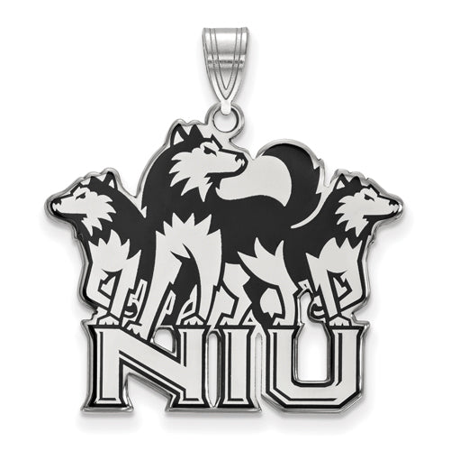 SS Northern Illinois U XL Husky Enamel Pendant