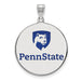 SS Penn State University XL Enamel Shield Logo Disc Pendant