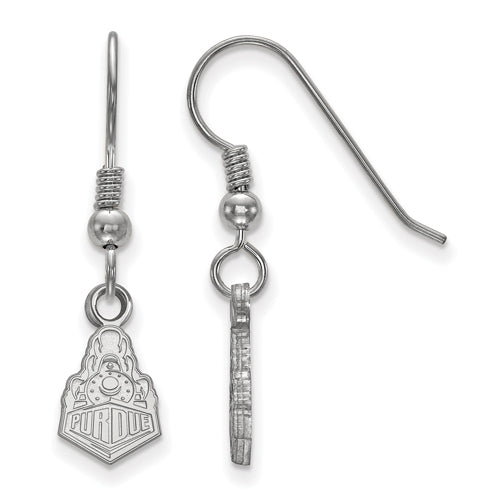 SS Purdue XS Train Logo Dangle Earrings